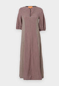 Stine Goya PATCHWORK THREE QUARTER SLEEVE MIDI DRESS