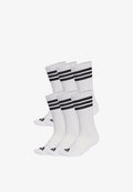 adidas Performance ESSENTIALS CUSHIONED CREW UNISEX 6 PACK - Sports socks - white/black/black