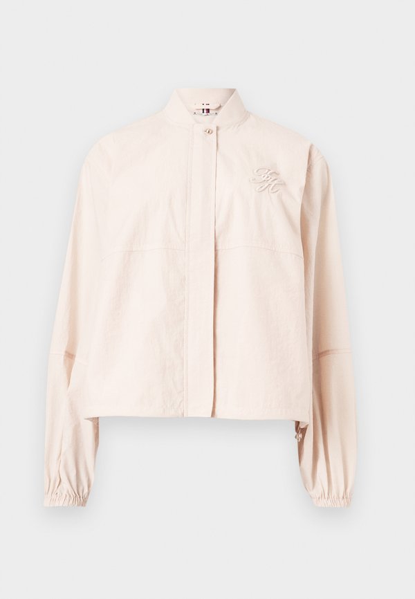 Tommy Hilfiger LOGO EMBROIDERY BALLOON SLEEVE BOMBER JACKET