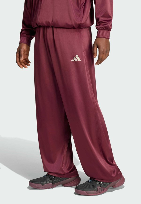 adidas Performance ADIDAS PERFORMANCE TENNIS COVER UP PANTS - Tracksuit bottoms - maroon