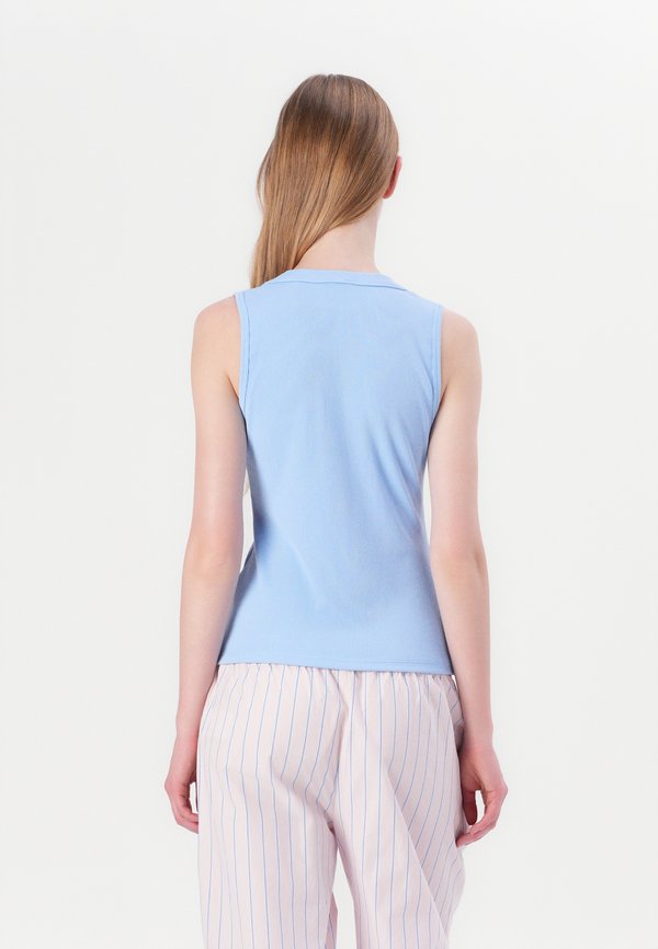 Abercrombie & Fitch POWDERED BUTTON THROUGH LONGLINE VEST