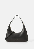 Calvin Klein FOIL LOGO - Handbag - black/toasted coconut
