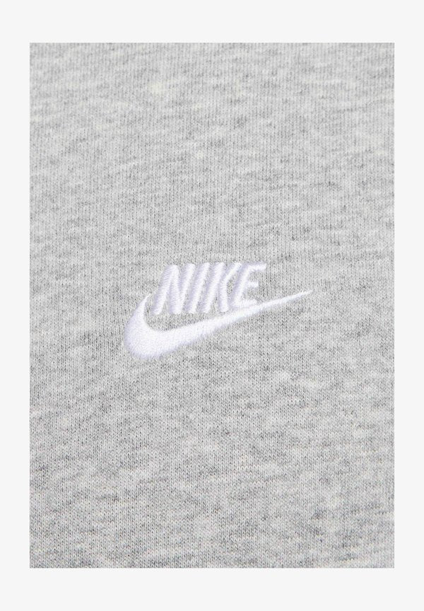 Nike Sportswear M NK CLUB FT CREW - Sweatshirt - dark grey heather light smoke grey white