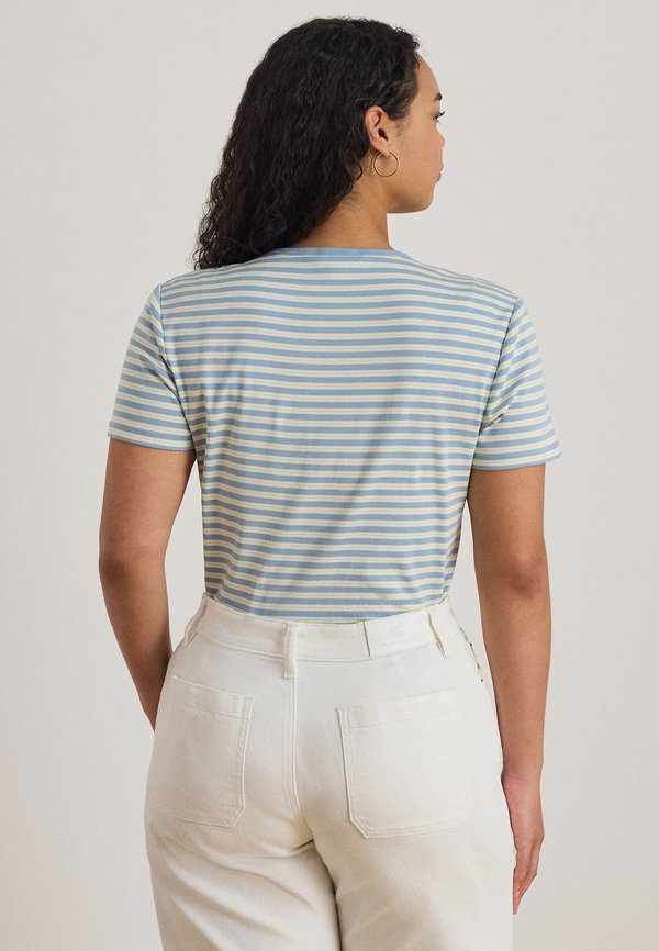 Lauren Ralph Lauren Woman STRIPED STRETCH COTTON TEE