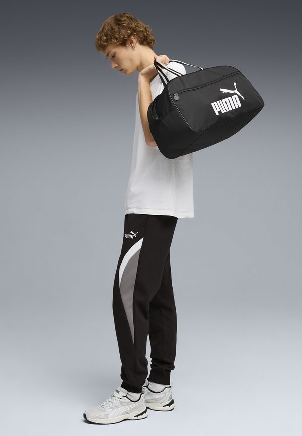 Puma ESSENTIALS COLOURBLOCK JOGGINGHOSE - Tracksuit bottoms - black