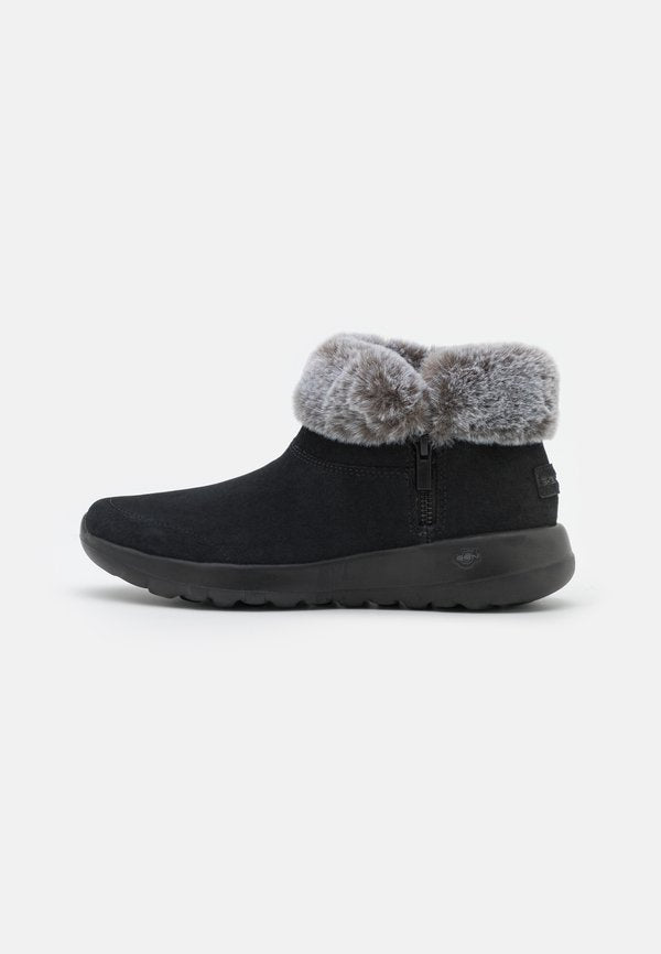 Skechers ON-THE-GO JOY WIDE FIT - Winter boots - black/grey