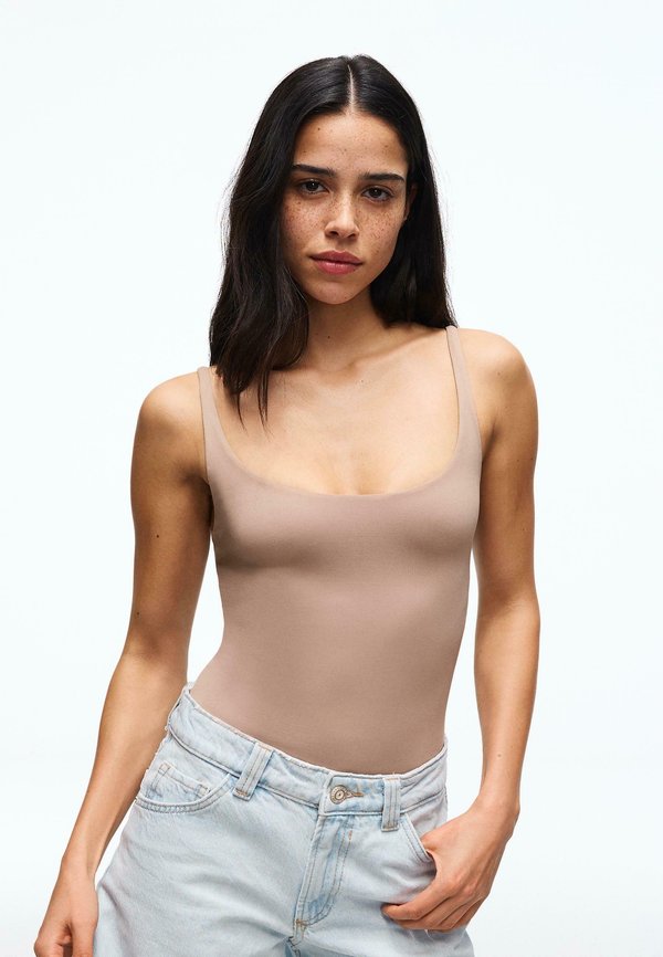 Bershka TOP - Top - brown