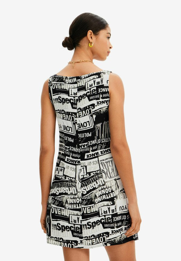 Desigual TEXTURED NEWSPAPER