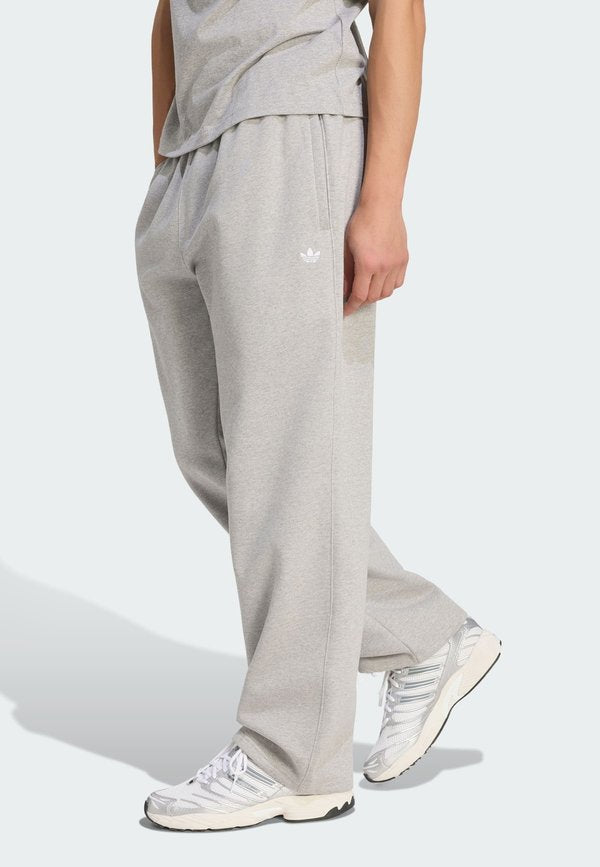 adidas Originals TREFOIL ESSENTIALS OPEN HEM PANTS - Tracksuit bottoms - medium grey heather