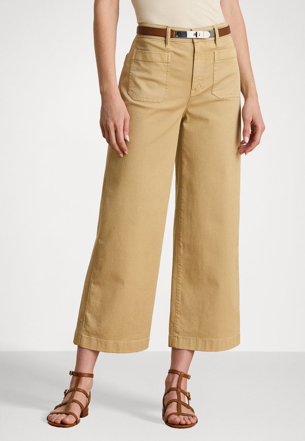 Lauren Ralph Lauren STRETCH CHINO WIDE LEG CROPPED PANT