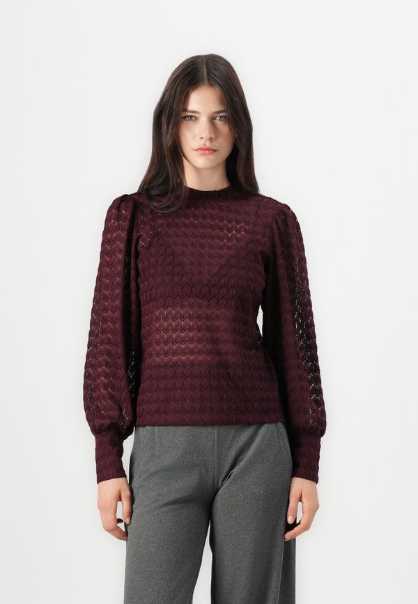 JDY JDYAVERY L/S LACE TOP JRS NOOS