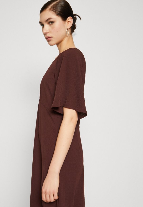 JDY JDYDIVYA RUCHING MIDI DRESS