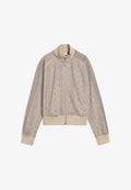 Puma T7 SNAKE AOP SHORT TRACK JACKET - Zip-up sweatshirt - mouse gray