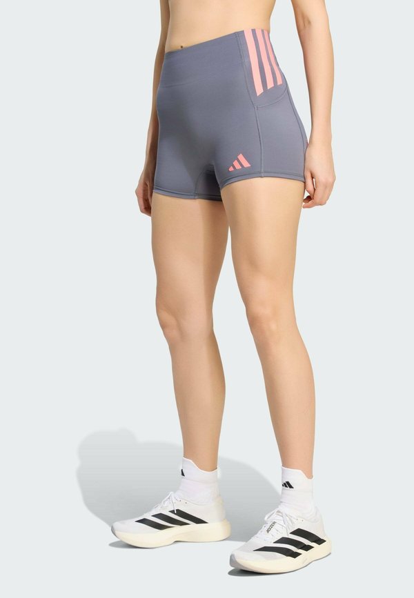 adidas Performance ADIZERO SHT L K - Leggings - grey