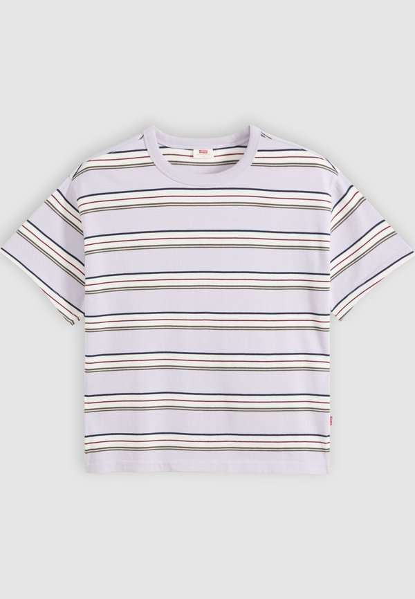 Levi's® VINTAGE TEE - Basic T-shirt - vida stripe lavender blue heavyweight jersey