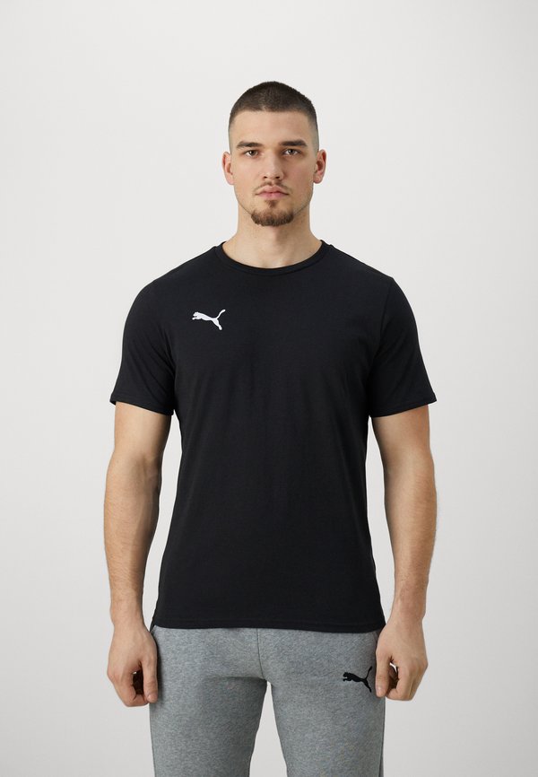 Puma TEAMGOAL CASUALS TEE - Sports T-shirt -  black/white