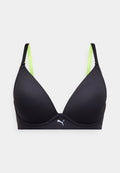 Puma WOMEN SOFT PADDED BRA - Triangle bra - black