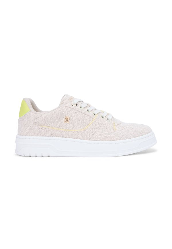 Tommy Hilfiger TH MONOGRAM TEXTILE COURT TRAINERS