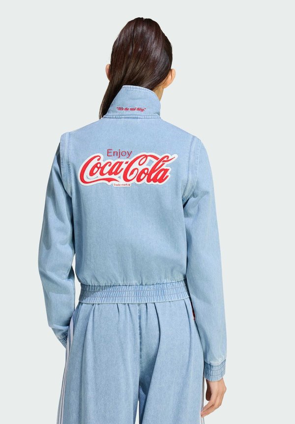 adidas Originals ADIDAS X COCA-COLA FIREBIRD REG DENIM - Denim jacket - light denim