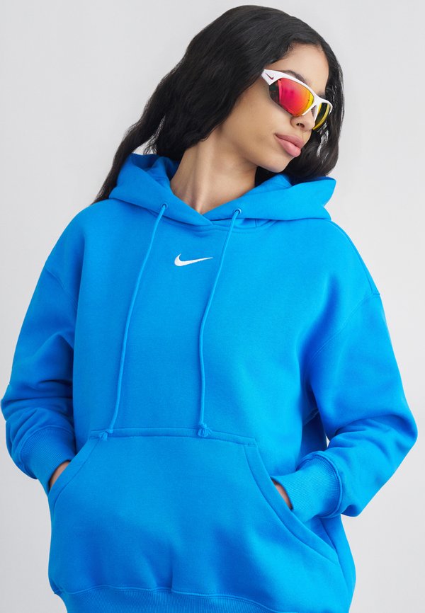 Nike Sportswear HOODIE - Hoodie - photo blue/sail