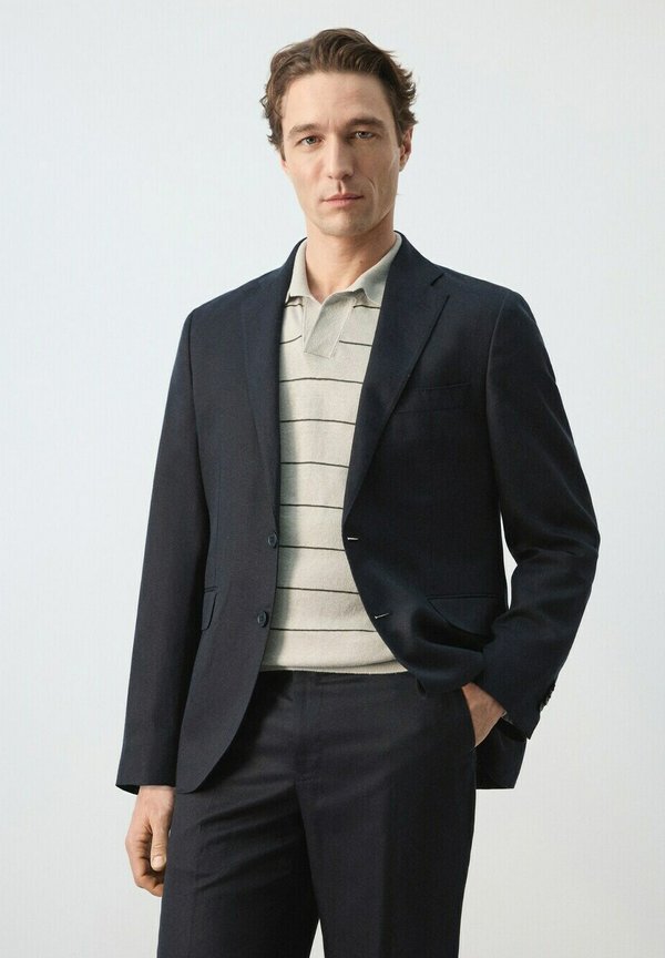 Mango Blazer jacket - dark blue