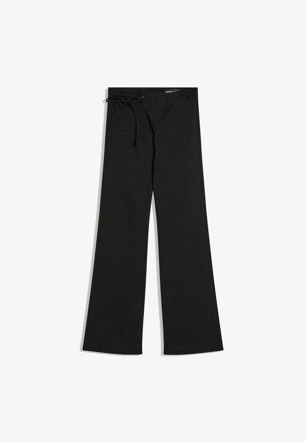 Bershka TROUSERS - Trousers - black