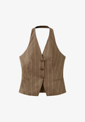 Mango ADULT - Waistcoat - dark brown