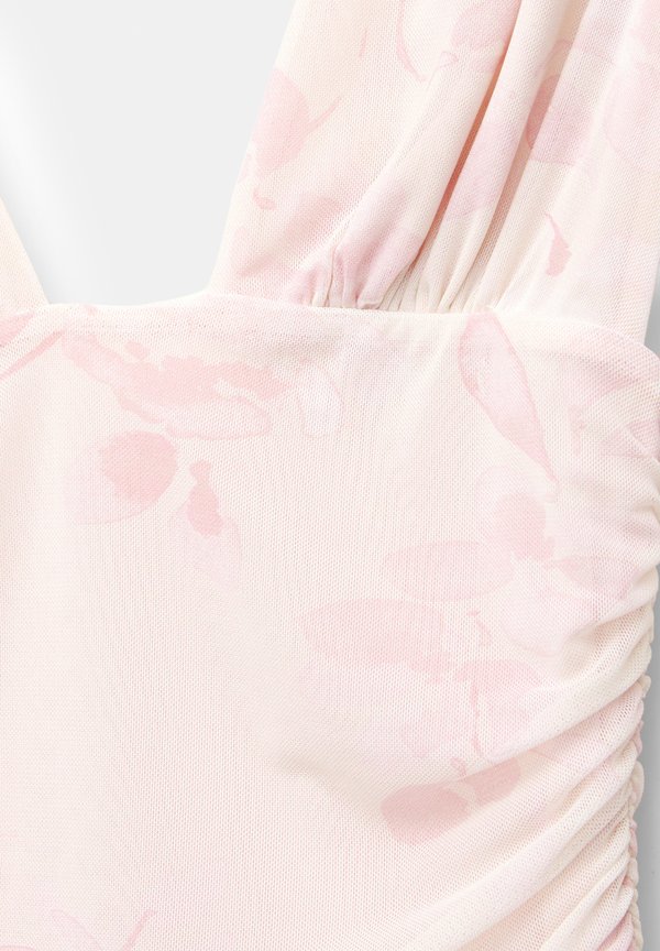 PULL&BEAR FLORAL HALTER MIDI