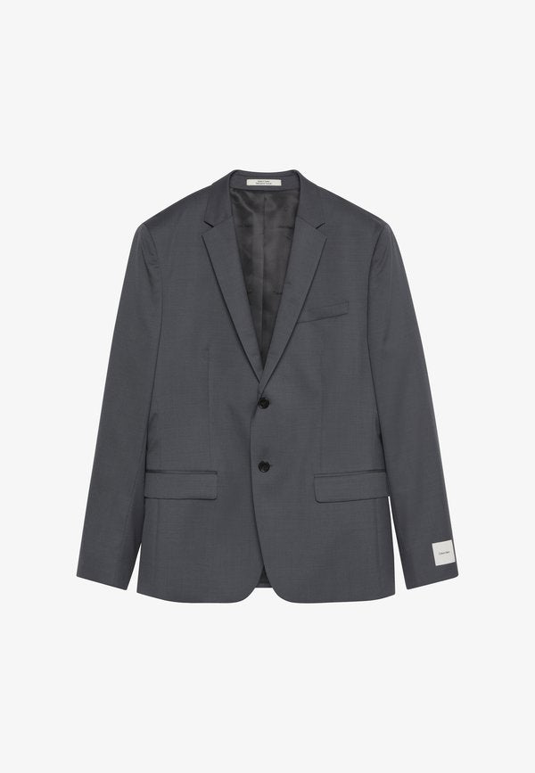 Calvin Klein MICRO DOT SLIM - Blazer jacket - black oyster