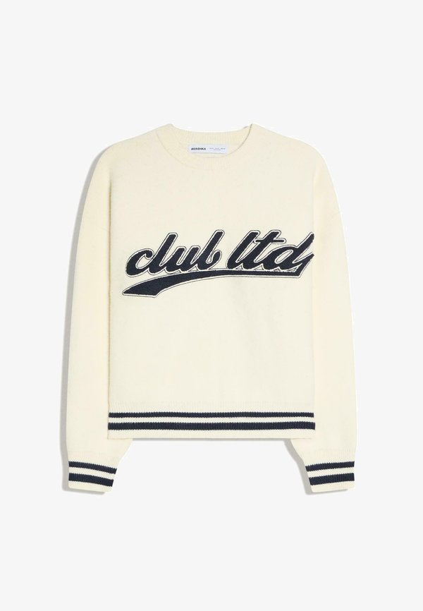 Bershka Jumper - white