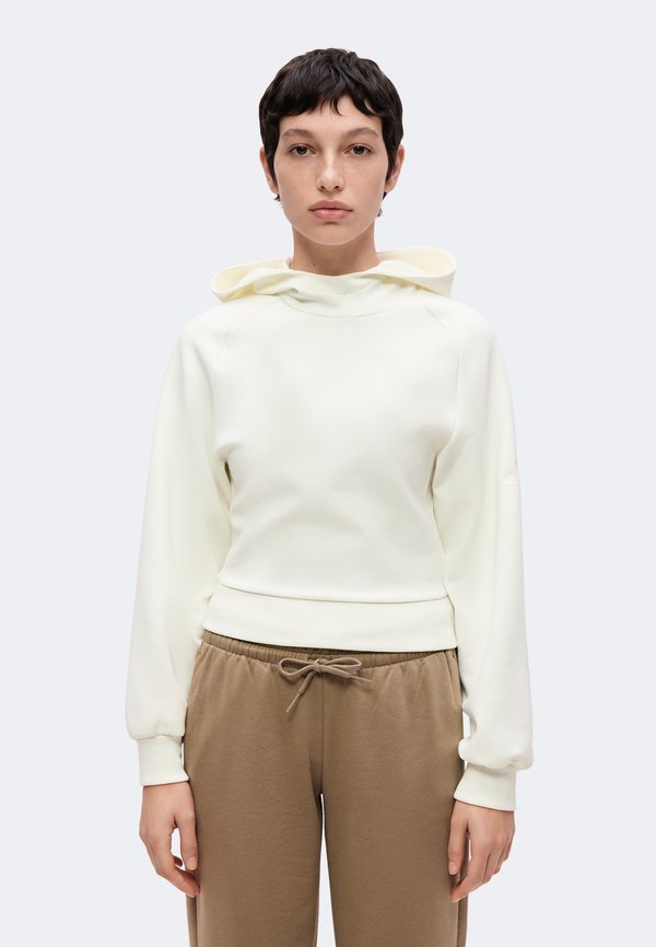 adidas Sportswear SOFT LUX HOODIE - Hoodie - off white