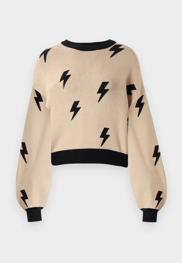 Noisy May NMCHARLOTT L/S O-NECK KNIT FWD NOOS