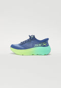 Skechers MAX CUSHIONING ENDEAVOUR - Trainers - navy/lime