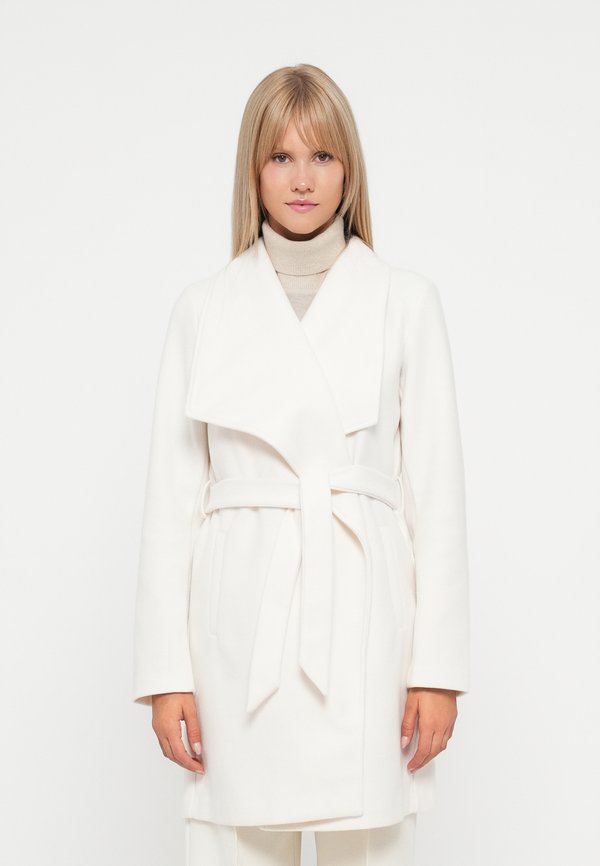 VILA VICOOLEY COLLAR BELT COAT - NOOS