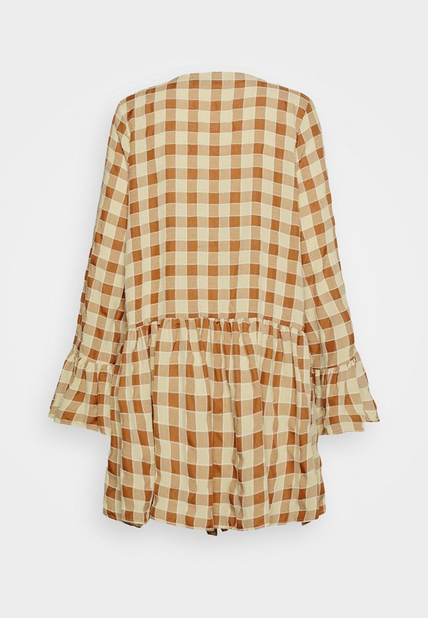Missguided Tall GINGHAM SMOCK DRESS
