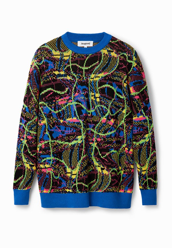 Desigual WOMAN FLAT KNIT THICK GAUGE PULLOVER