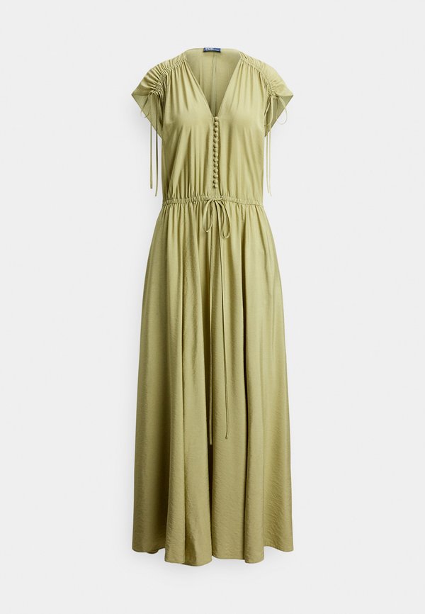 Polo Ralph Lauren TIE-SHOULDER CREPE DRESS