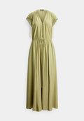 Polo Ralph Lauren TIE-SHOULDER CREPE DRESS