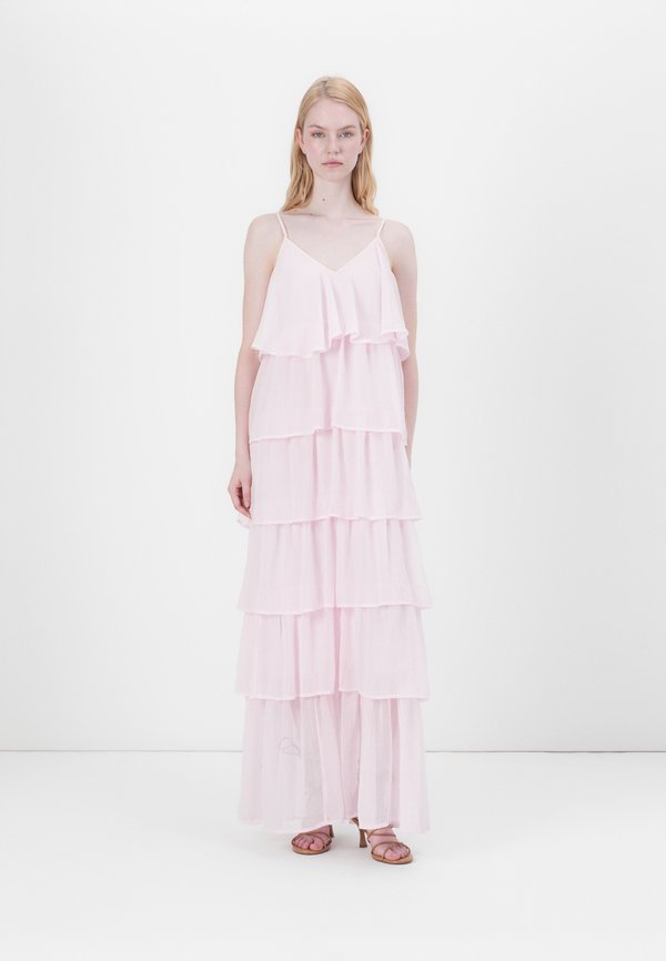 VILA VIHARLEY RUFFLE MAXI DRESS
