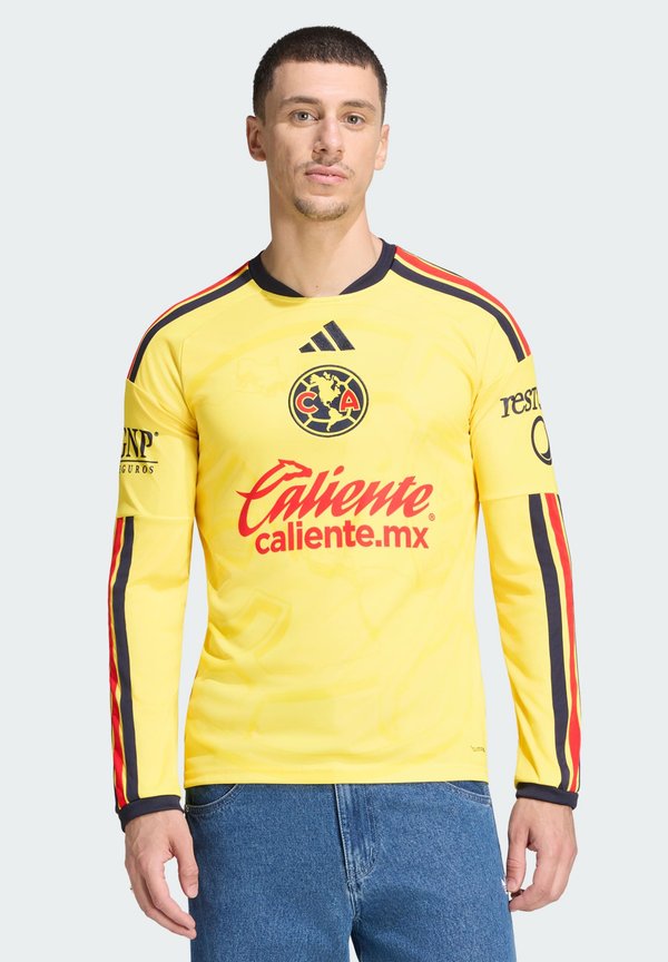 adidas Performance CLUB AMERICA 26/27 HOME JERSEY LONG SLEEVE - Football jersey - yellow