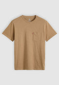 Levi's® CLASSIC POCKET TEE - Print T-shirt - sand