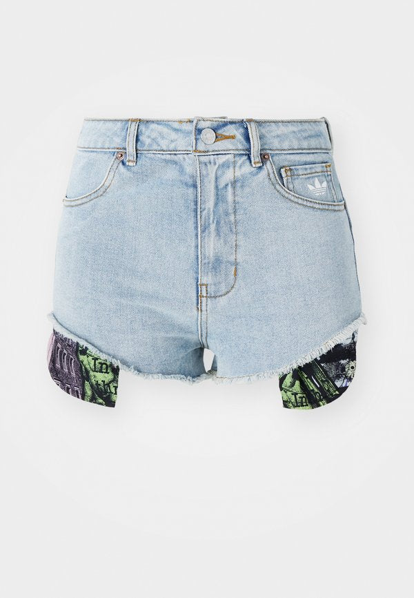 adidas Originals X JEREMY SCOTT PRIDE - Denim shorts - indigo