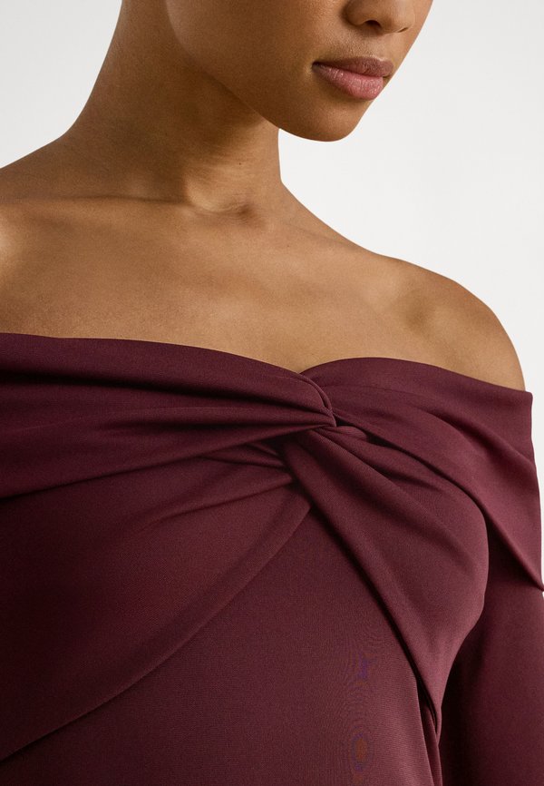 Lauren Ralph Lauren TWIST-FRONT OFF-THE-SHOULDER DRESS