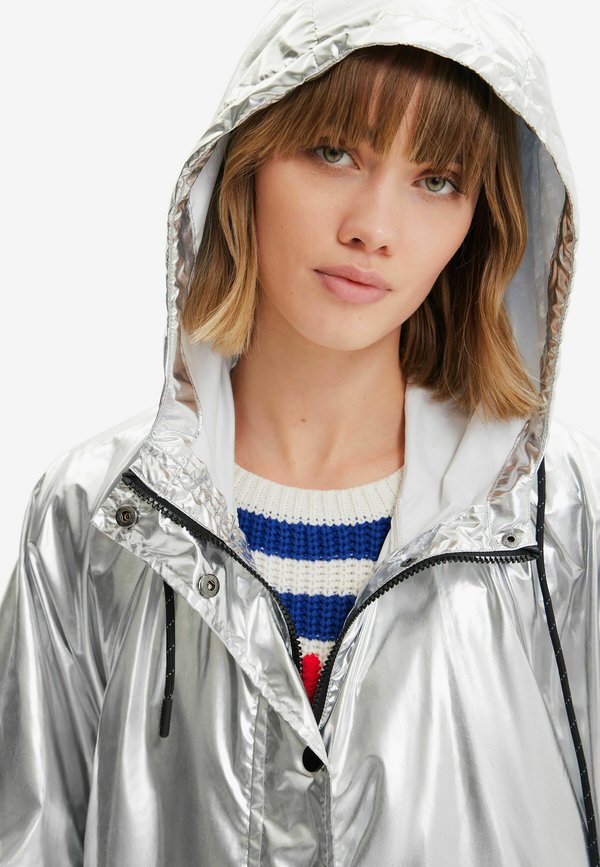 Desigual METALLIC LAMINATED RAIN PONCHO