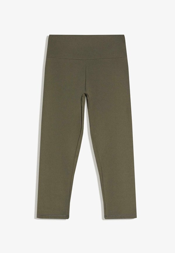 Bershka TROUSERS - Leggings - Trousers - green