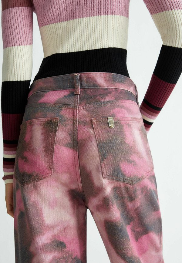 LIU JO BAGGY WITH RHINESTONES