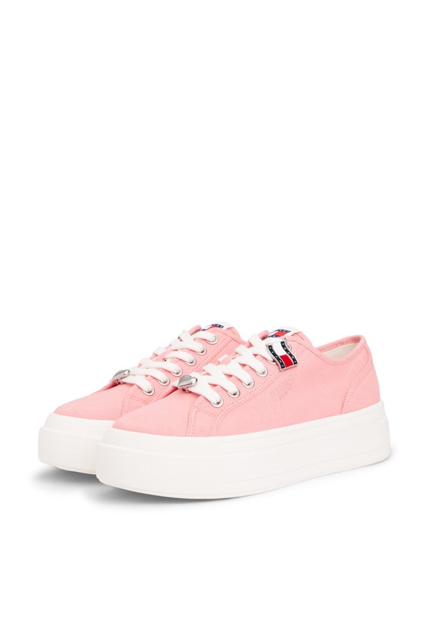 Tommy Jeans CANVAS PLATFORM TRAINERS WITH CHARMS