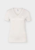 adidas Performance WORKOUT ESSENTIALS V NECK - Sports T-shirt - alumina