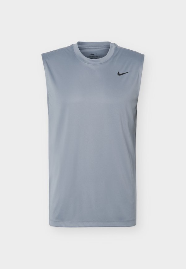 Nike Performance TEE FLEX - Top - smoke grey/black