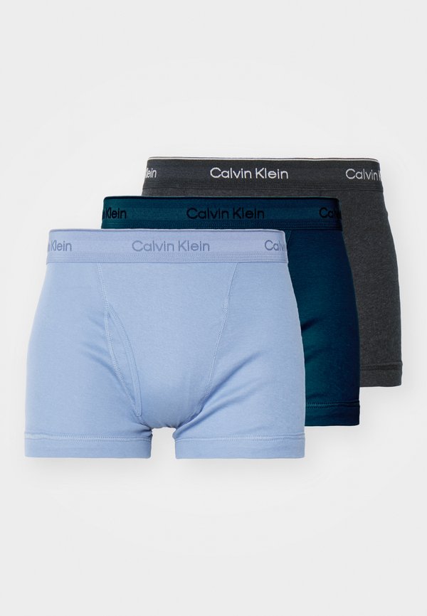 Calvin Klein Underwear 3 PACK - Trunks - ink/charcoal heather/troposphere